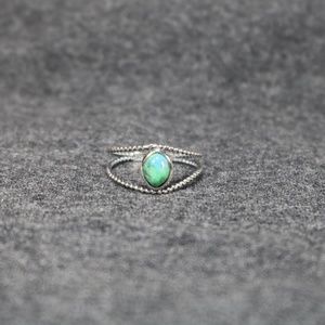 925 sterling silver genuine turquoise Ring